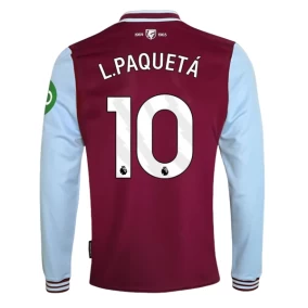 Prima Maglia L.Paquetá West Ham United 2024/2025 Manica Lunga